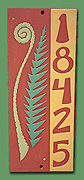 Verticle Fiddlehead Fern